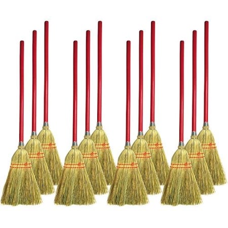 Bsc Preferred BROOM, LOBBY, CORN/FIBER, 12PK GJO12501CT